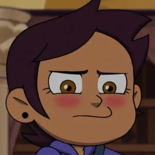 😠 Luz Noceda The Owl House Luz Noceda, The Owl House, cartoon, animation, character telegram sticker
