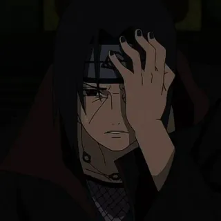 🎼 Itachi Uchiha Naruto аниме, итачи, учиха, наруто, манга, грусть, ниндзя telegram sticker
