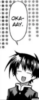 😑 OKAAAY. Anime, Manga, Junge, Okay, Gesichtsausdruck telegram sticker