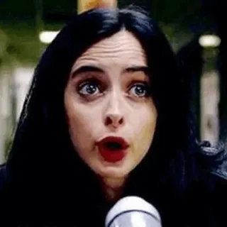 🥀 Jessica Jones phụ nữ, bất ngờ, chương trình TV, Marvel, siêu anh hùng, Jessica Jones telegram sticker