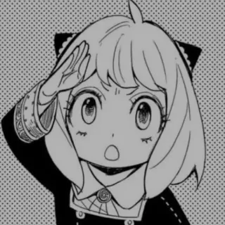 🎀 Anya Forger Spy x Family anime, manga, spy family, anya, forger, süß, kind telegram sticker