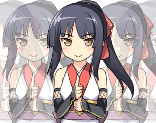 😎 Anime, Ninja, Dziewczyna, Manga, Kawaii telegram sticker