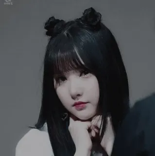 🌺 女人, 肖像, 亚洲, 韩流, 偶像, 女孩, 黑发 whatsapp sticker