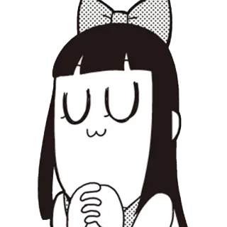 🙏 anime, cartone animato, personaggio, adesivo telegram sticker