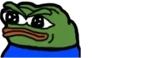 🐸 Pepe the Frog meme, frog, internet meme, Pepe, sad frog telegram sticker