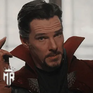 👨‍🔬 Doctor Strange Doctor Strange, Marvel, superbohater, magia, Benedict Cumberbatch, film telegram sticker
