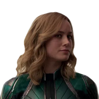 😏 Captain Marvel 惊奇队长, 超级英雄, 漫威, 布丽·拉尔森 telegram sticker