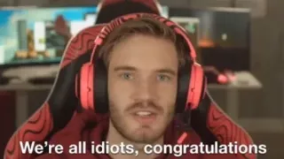 😐 We're all idiots, congratulations meme, idiots, congratulations, humor, funny telegram sticker
