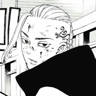 😎 Draken Tokyo Revengers Draken, Tokyo Revengers, Anime, Manga, Banda, Tatuaje whatsapp sticker