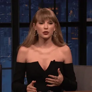 ⌚️ Taylor Swift 歌手, 作曲人, 流行, 金发, 女性, 名人 telegram sticker