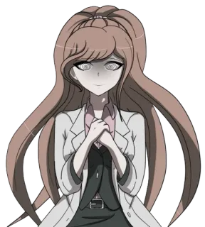 🌟 Ryouko Otonashi Danganronpa アニメ, マンガ, キャラクター, 女の子, ダンガンロンパ, 音無涼子 whatsapp sticker