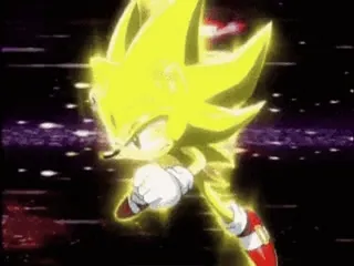 🛐 Sonic sonic, super sonic, video game, hedgehog, cartoon telegram sticker