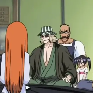 🧩 Bleach Anime, Bleach, Charaktere, Ichigo, Freunde, Cartoon telegram sticker