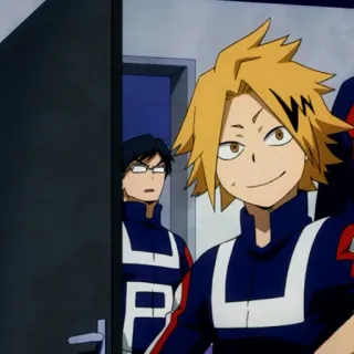 ⚡️ Denki Kaminari My Hero Academia Anime, My Hero Academia, Denki Kaminari, Personaje whatsapp sticker