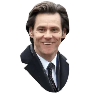 🤓 Jim Carrey acteur, comédien, célébrité, portrait telegram sticker