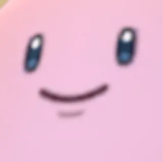 😬 Kirby Kirby, Desenho animado, Video game, Fofo, Rosa, Mascote telegram sticker