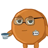 😏 tyro personagem, iniciante, adesivo telegram sticker