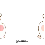 ❤ @Sooksook coelho, fofo, animal, rosa, coelhinho telegram sticker