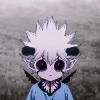 🖤 Black Clover anime, demon, black clover, asta, fan art telegram sticker