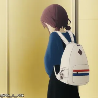 ๐ Hori Kyouko Horimiya Horimiya, Hori Kyouko, anime girl, bowing, apology, cute, school girl whatsapp sticker