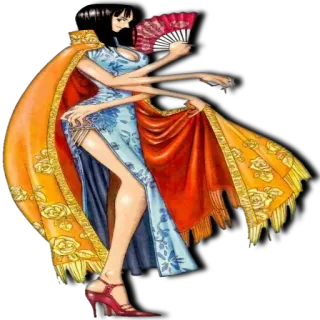🤗 Nico Robin One Piece Anime, Nico Robin, One Piece, Personaggio, Fan telegram sticker