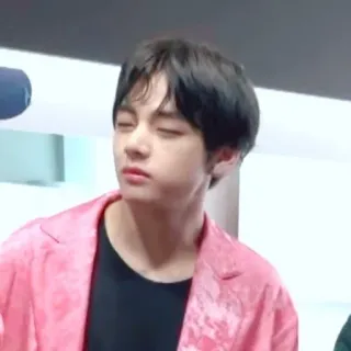 😴 V V, BTS, K-Pop, Korean Pop telegram sticker