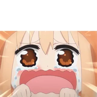 😭 anime, crying, sad, cartoon, emotional, tears telegram sticker