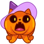 Cat Pumpkin | @Premium_Emojis_Telegram telegram emojis 😱