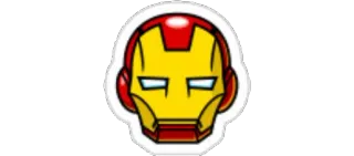 😇 Iron Man Homem de Ferro, Marvel, Super-herói, Capacete telegram sticker
