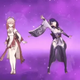 👯‍♂ Yae Miko Genshin Impact Anime, Spiel, Yae Miko, Raiden Shogun, Genshin Impact, Videospiel, Charaktere whatsapp sticker
