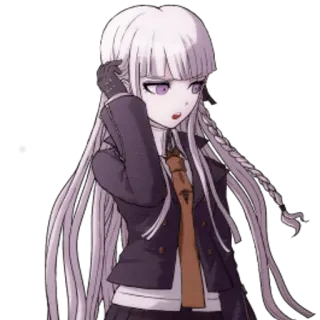 😕 Kyoko Kirigiri Danganronpa Anime, Gioco, Personaggio, Kyoko Kirigiri telegram sticker