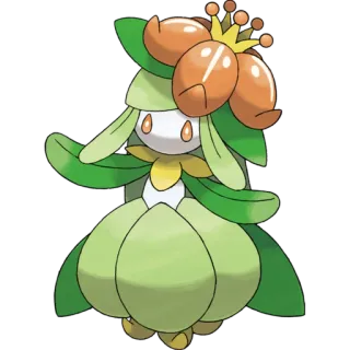 🐉 Lilligant Pokemon pokemon, lilligant, grass type, pokemon character, video game, leaf, flower telegram sticker