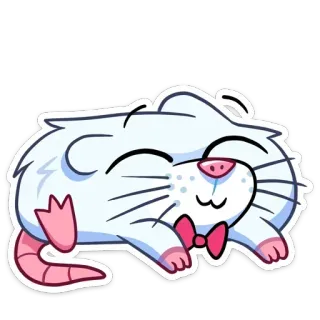 🔹 criceto, carino, animale, cartone animato, animale domestico, roditore telegram sticker