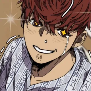 🌟 piangere, triste, ospedale, pigiama, anime, manga, lacrime, paziente telegram sticker