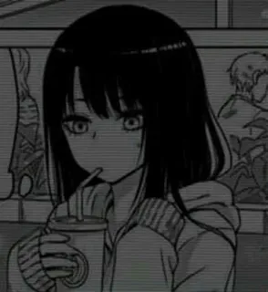 🎡 Animé, Fille, Boisson, Manga, Dessin animé, Boisson telegram sticker