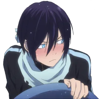 😳 Yato Noragami anime, character, noragami, yato, sticker telegram sticker
