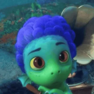 😱 Luca Paguro Luca Luca, Disney, Pixar, Animation, Seemonster, Zeichentrickfigur telegram sticker