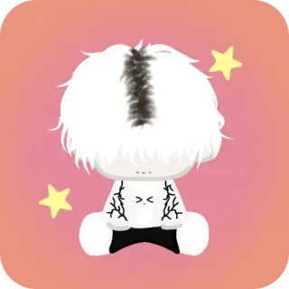 🧸 การ์ตูน, น่ารัก, อนิเมะ, คาวาอิ, ดาว telegram sticker