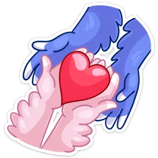 ❤️ руки, сердце, любовь, привязанность, забота, нежность telegram sticker