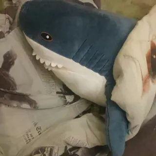 🥺 tubarão, pelúcia, brinquedo, animal whatsapp sticker