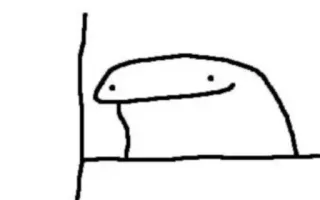 🙂 stick figure, simple, minimalist, line drawing telegram sticker