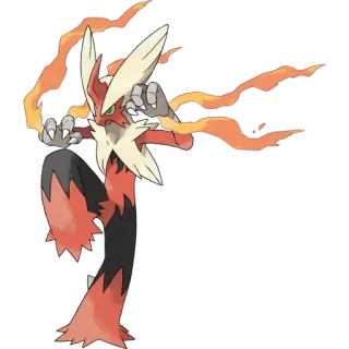 🔥 Blaziken Pokemon pokemon, fire, fighting, character, blaziken, video game, monster telegram sticker