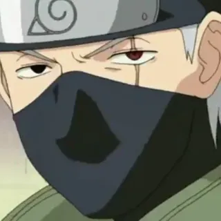 ⚡️ Kakashi Naruto anime, manga, kakashi, naruto, ninja, character, cartoon telegram sticker