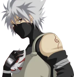 🧐 Kakashi Naruto Anime, Kakashi, Naruto, Manga, Ninja, Charakter whatsapp sticker