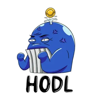 🐳 HODL Кит, Hodl, Криптовалюта, Инвестиции, Мем, Акции telegram sticker
