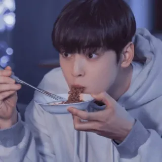 🥰 mangiare, asiatico, noodles, ramen, cibo telegram sticker