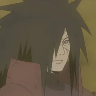 🗝 Madara Uchiha Naruto anime, manga, villain, ninja, fighting telegram sticker