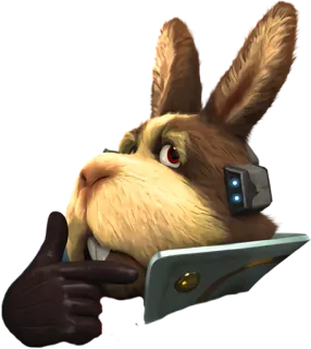 🤔 Peppy Hare Star Fox peppy hare, star fox, video game, character, animal, rabbit, offensive gesture telegram sticker
