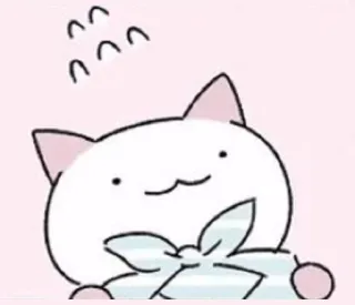 💦 Katze, süß, Tier, Aufkleber, kawaii, Cartoon telegram sticker