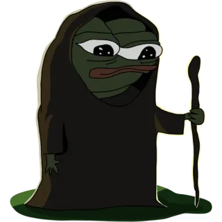 🧙‍♂️ Pepe the Frog Pepe, kikker, meme telegram sticker